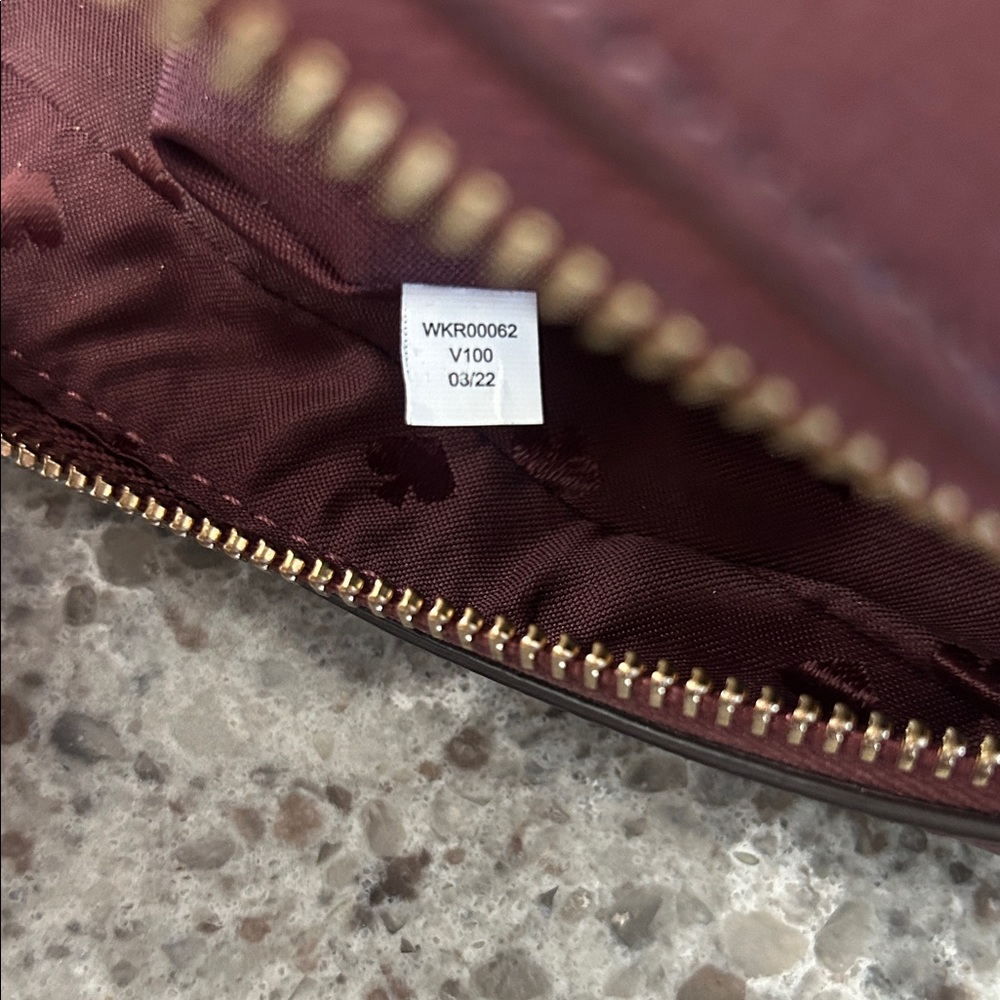 Kate Spade Harper Leather Crossbody Bag, in Cherrywood, EUC - Picture 5 of 6